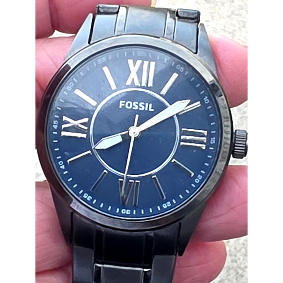 Fossil BQ1134 Classic Stainless Steel Mens Watch Blue face Wristwatch main image 5